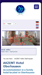 Mobile Screenshot of akzent-hotel-oberhausen.de