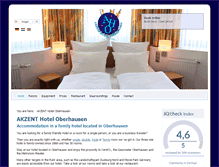 Tablet Screenshot of akzent-hotel-oberhausen.de